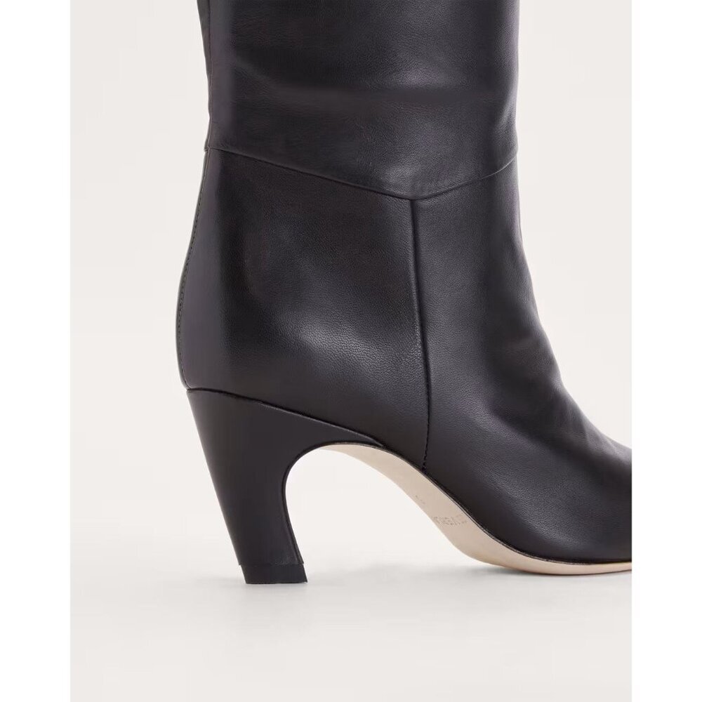 Everlane The Banana Boots in Black Leather New Womens Knee High - Picture 3 of 14